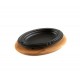 Koka trivets ovālam šķīvīm Hosse HSOISK1728, 17x28cm | Koka trivets |  |