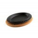 Koka trivets ovālam šķīvīm  Hosse HSOISK2533, 25x33cm | Koka trivets |  |