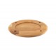 Koka trivets ovālam šķīvīm  Hosse HSOISK2533, 25x33cm | Koka trivets |  |