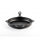 Emaljēta čuguna panna Hosse, Black Onyx, Ф28cm | Plakana čuguna panna | Čuguna panna |